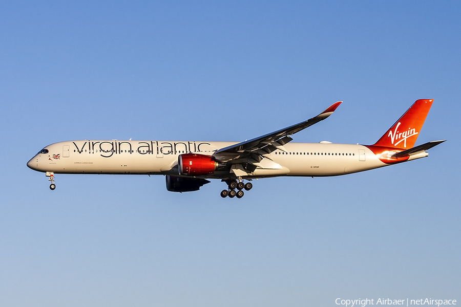 Virgin Atlantic Airways Airbus A350-1041 (G-VPOP) | Photo 368634