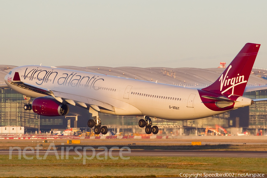 Virgin Atlantic Airways Airbus A330-343X (G-VRAY) | Photo 23427