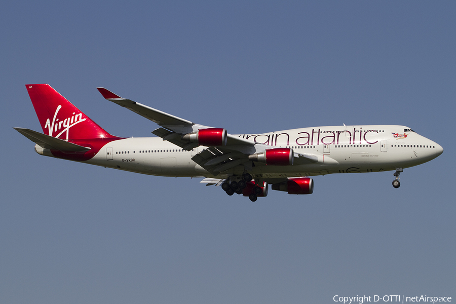 Virgin Atlantic Airways Boeing 747-41R (G-VROC) | Photo 348441