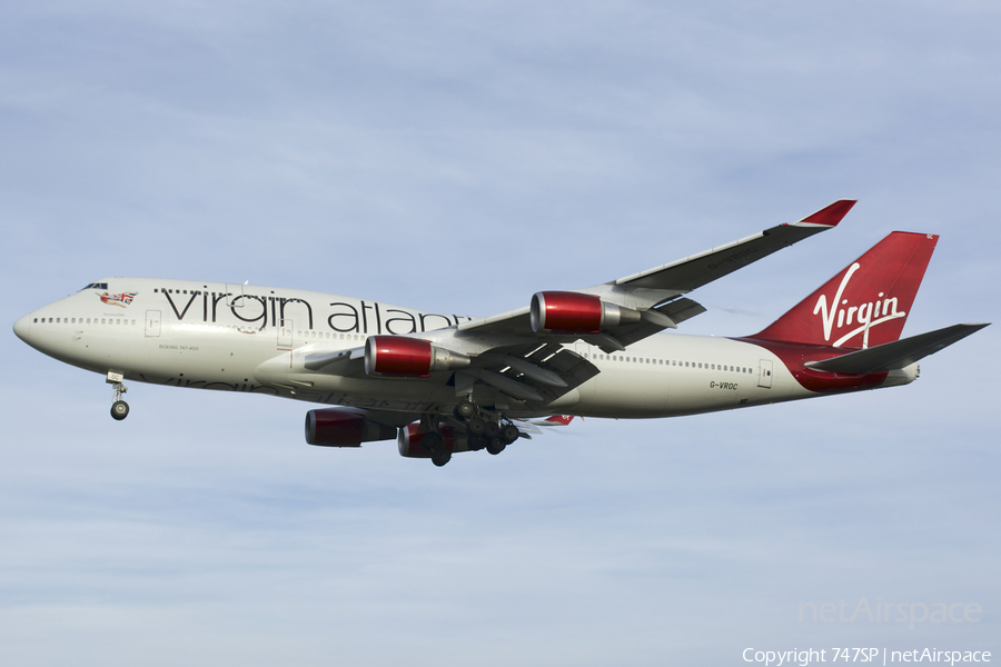 Virgin Atlantic Airways Boeing 747-41R (G-VROC) | Photo 37099