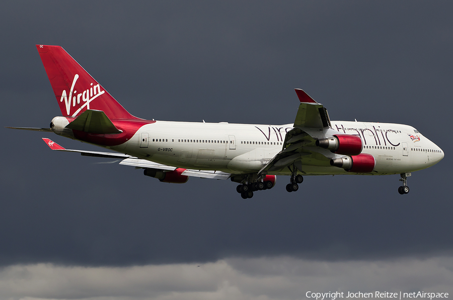 Virgin Atlantic Airways Boeing 747-41R (G-VROC) | Photo 52004