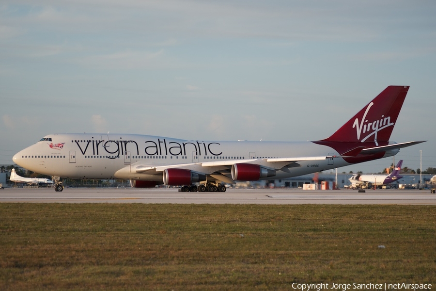 Virgin Atlantic Airways Boeing 747-41R (G-VROC) | Photo 7371