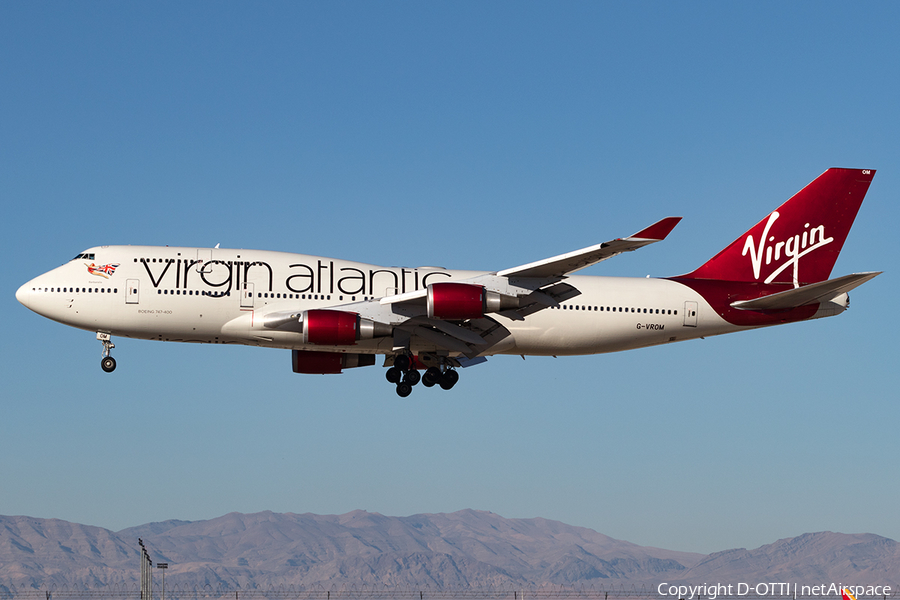 Virgin Atlantic Airways Boeing 747-443 (G-VROM) | Photo 139385