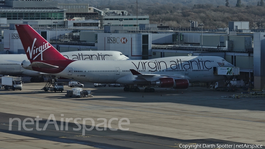 Virgin Atlantic Airways Boeing 747-443 (G-VROM) | Photo 173338