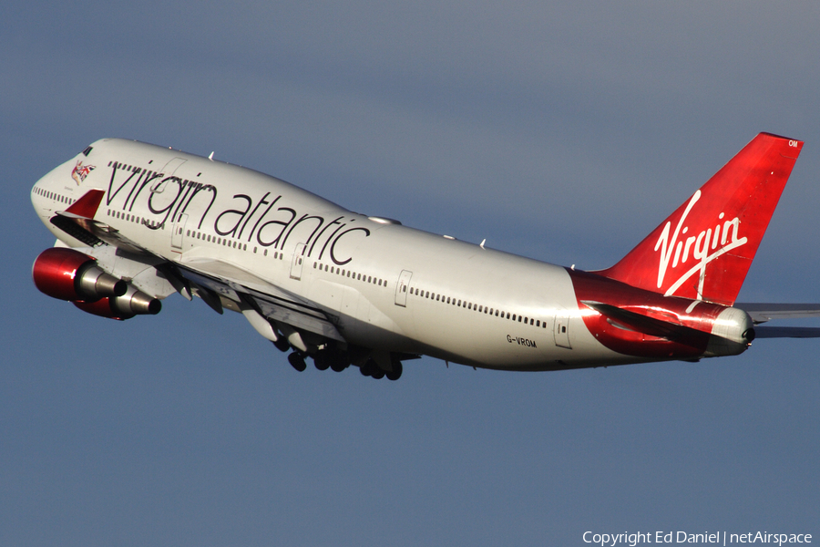 Virgin Atlantic Airways Boeing 747-443 (G-VROM) | Photo 199489