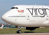 Virgin Atlantic Airways Boeing 747-443 (G-VROM) at  Manchester - International (Ringway), United Kingdom