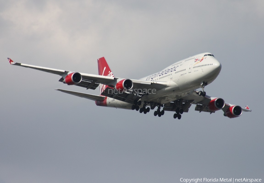 Virgin Atlantic Airways Boeing 747-443 (G-VROM) | Photo 305746