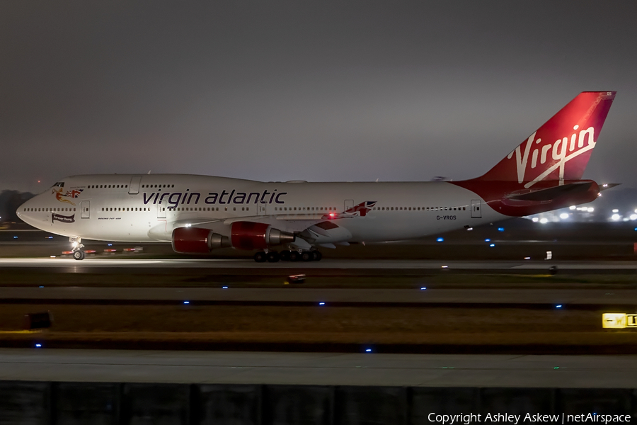 Virgin Atlantic Airways Boeing 747-443 (G-VROS) | Photo 367732