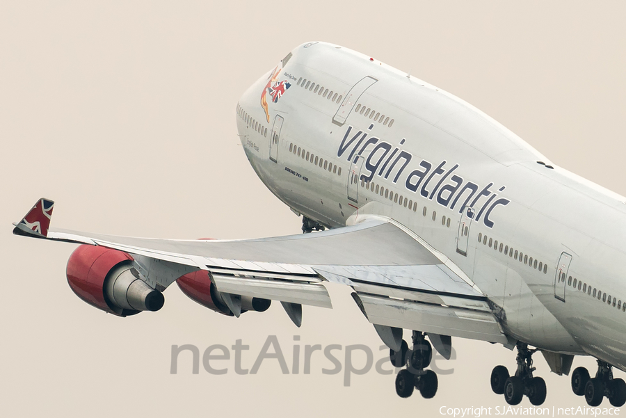 Virgin Atlantic Airways Boeing 747-443 (G-VROS) | Photo 45856