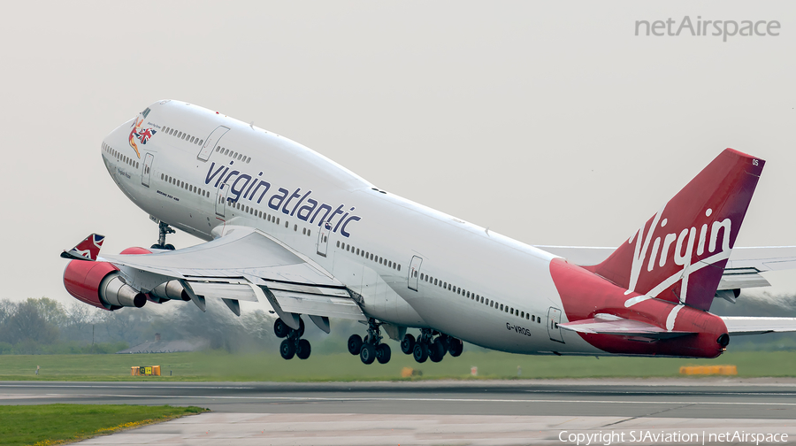 Virgin Atlantic Airways Boeing 747-443 (G-VROS) | Photo 46497