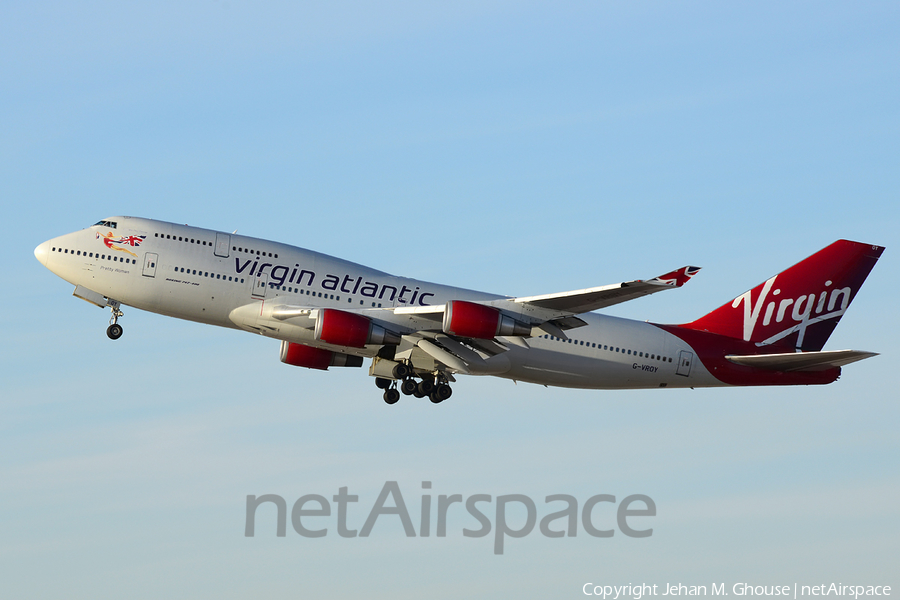 Virgin Atlantic Airways Boeing 747-443 (G-VROY) | Photo 61243