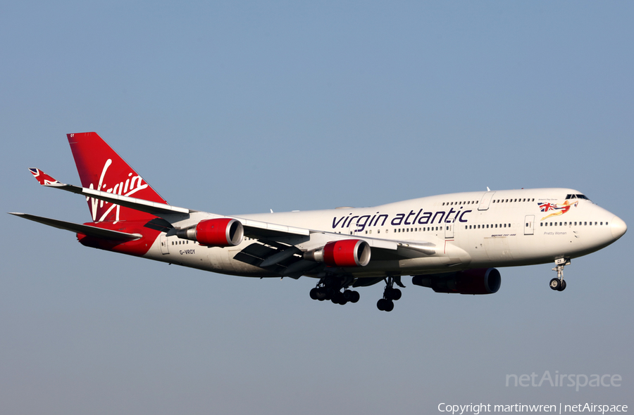 Virgin Atlantic Airways Boeing 747-443 (G-VROY) | Photo 224617