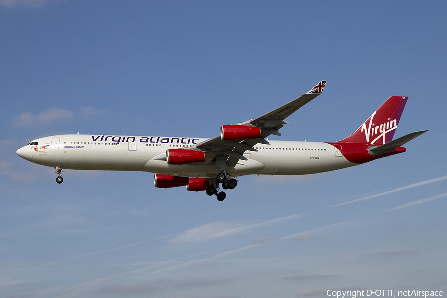 Virgin Atlantic Airways Airbus A340-313 (G-VSUN) | Photo 278166