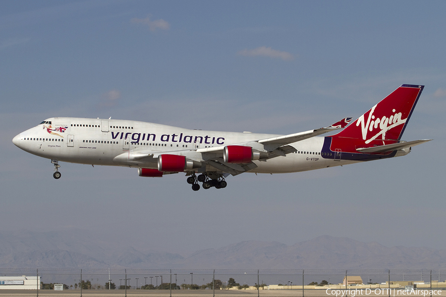 Virgin Atlantic Airways Boeing 747-4Q8 (G-VTOP) | Photo 341126