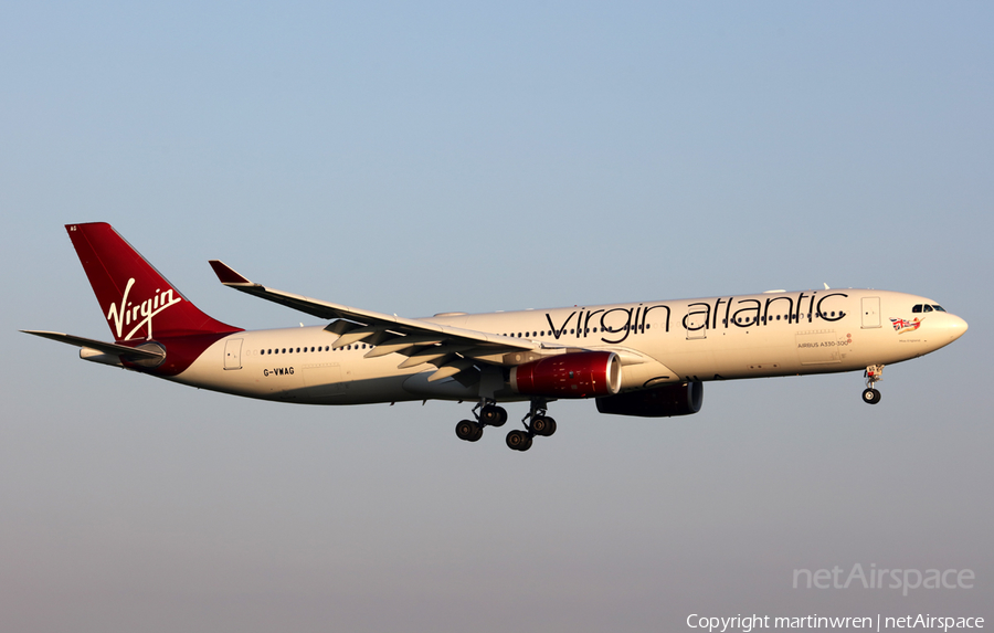 Virgin Atlantic Airways Airbus A330-343E (G-VWAG) | Photo 224616