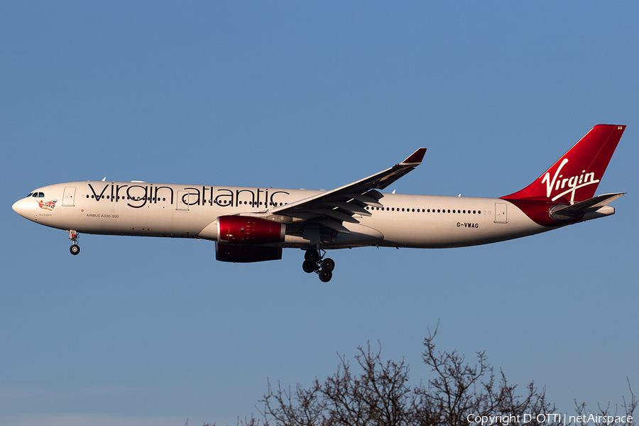 Virgin Atlantic Airways Airbus A330-343E (G-VWAG) | Photo 295677