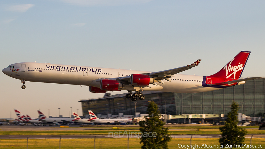 Virgin Atlantic Airways Airbus A340-642 (G-VWIN) | Photo 378990