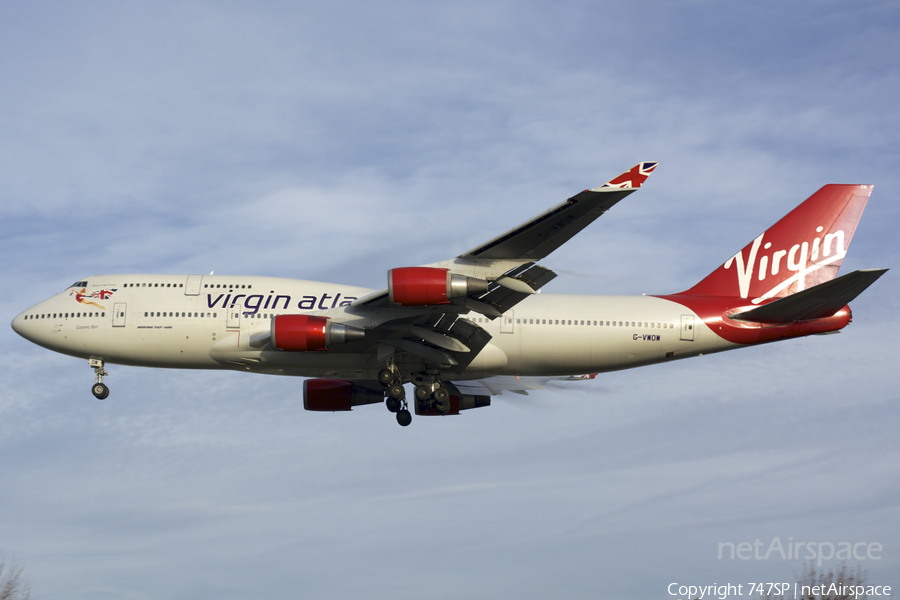 Virgin Atlantic Airways Boeing 747-41R (G-VWOW) | Photo 37100