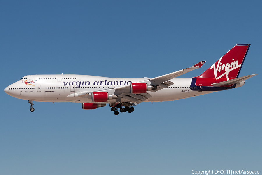 Virgin Atlantic Airways Boeing 747-41R (G-VXLG) | Photo 180516