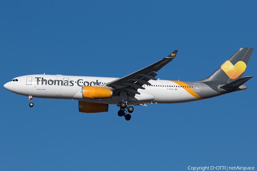 Thomas Cook Airlines Airbus A330-243 (G-VYGK) | Photo 220565