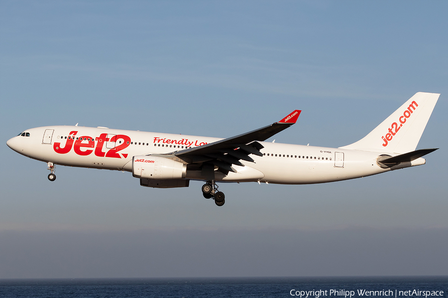 Jet2 (AirTanker) Airbus A330-243 (G-VYGL) | Photo 329312