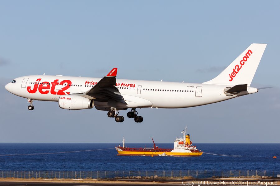 Jet2 (AirTanker) Airbus A330-243 (G-VYGL) | Photo 180701