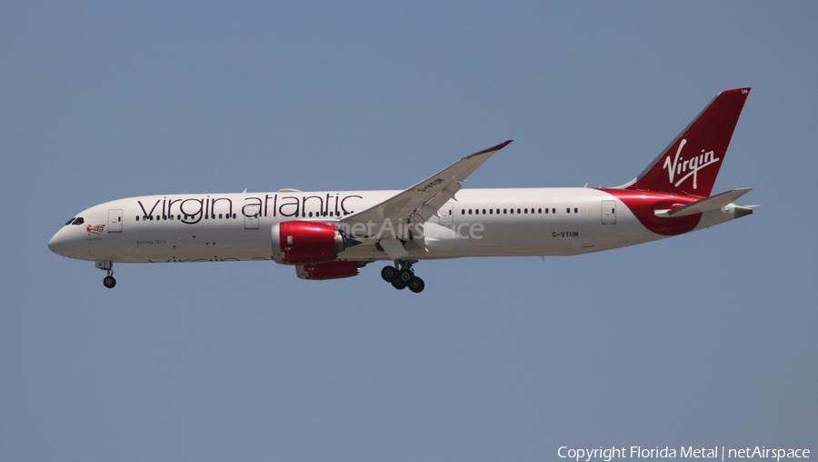 Virgin Atlantic Airways Boeing 787-9 Dreamliner (G-VYUM) | Photo 302044