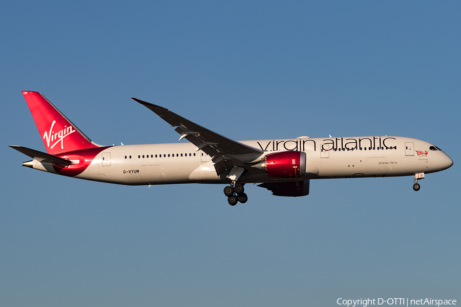 Virgin Atlantic Airways Boeing 787-9 Dreamliner (G-VYUM) | Photo 142119