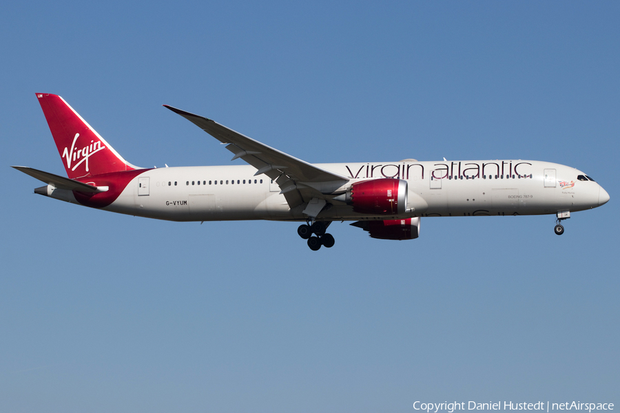 Virgin Atlantic Airways Boeing 787-9 Dreamliner (G-VYUM) | Photo 506926