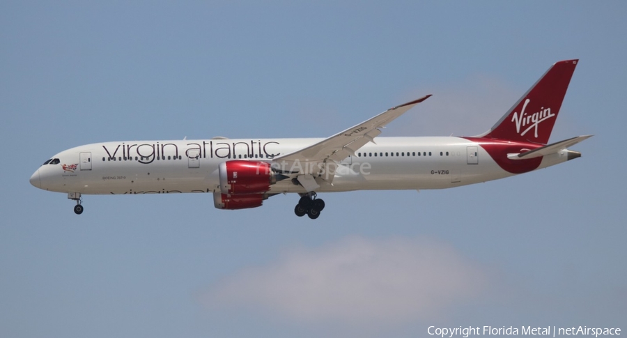 Virgin Atlantic Airways Boeing 787-9 Dreamliner (G-VZIG) | Photo 302045