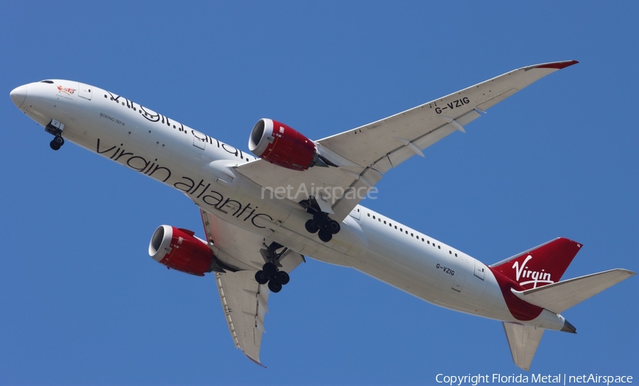 Virgin Atlantic Airways Boeing 787-9 Dreamliner (G-VZIG) | Photo 621011