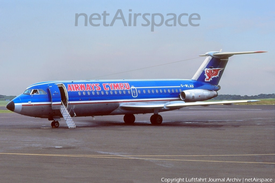 Airways International Cymru BAC - British Aircraft Corporation 1-11 304AX (G-WLAD) | Photo 397408