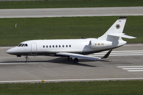 (Private) Dassault Falcon 2000LX (G-WLVS) at  Zurich - Kloten, Switzerland