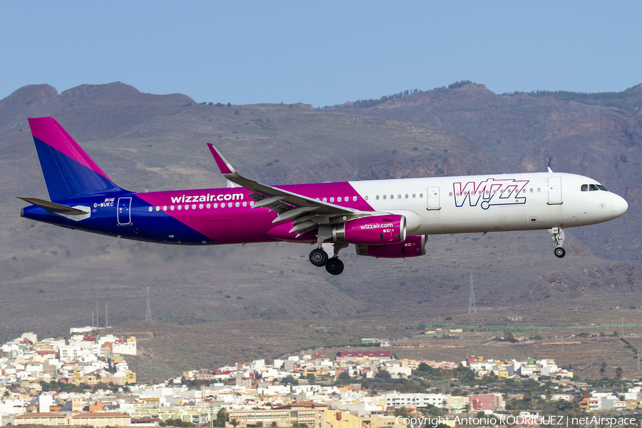 Wizz Air UK Airbus A321-231 (G-WUKC) | Photo 392871
