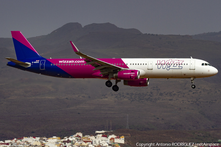 Wizz Air UK Airbus A321-231 (G-WUKG) | Photo 389688