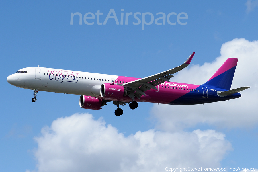 Wizz Air UK Airbus A321-271NX (G-WUKS) | Photo 535104