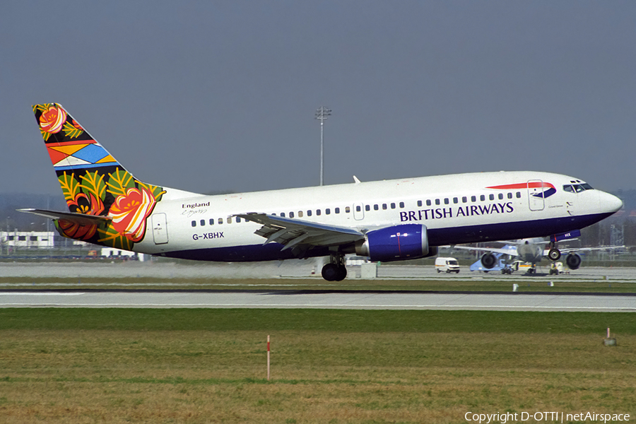 British Airways Boeing 737-36N (G-XBHX) | Photo 389970
