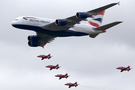 British Airways Airbus A380-841 (G-XLEA) at  RAF Fairford, United Kingdom