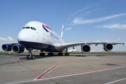 British Airways Airbus A380-841 (G-XLEA) at  Johannesburg - O.R.Tambo International, South Africa