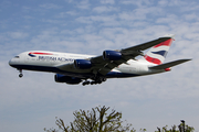 British Airways Airbus A380-841 (G-XLEA) at  London - Heathrow, United Kingdom