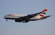 British Airways Airbus A380-841 (G-XLEA) at  Chicago - O'Hare International, United States