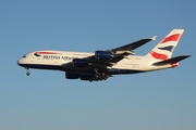 British Airways Airbus A380-841 (G-XLEB) at  Johannesburg - O.R.Tambo International, South Africa