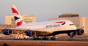 British Airways Airbus A380-841 (G-XLEB) at  Los Angeles - International, United States