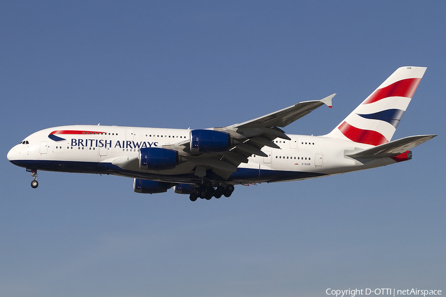 British Airways Airbus A380-841 (G-XLEB) | Photo 457890