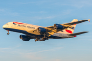 British Airways Airbus A380-841 (G-XLEB) at  London - Heathrow, United Kingdom