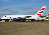 British Airways Airbus A380-841 (G-XLEB) at  London - Heathrow, United Kingdom