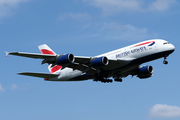 British Airways Airbus A380-841 (G-XLEB) at  London - Heathrow, United Kingdom