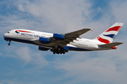 British Airways Airbus A380-841 (G-XLEB) at  London - Heathrow, United Kingdom