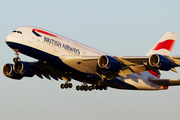 British Airways Airbus A380-841 (G-XLEB) at  London - Heathrow, United Kingdom