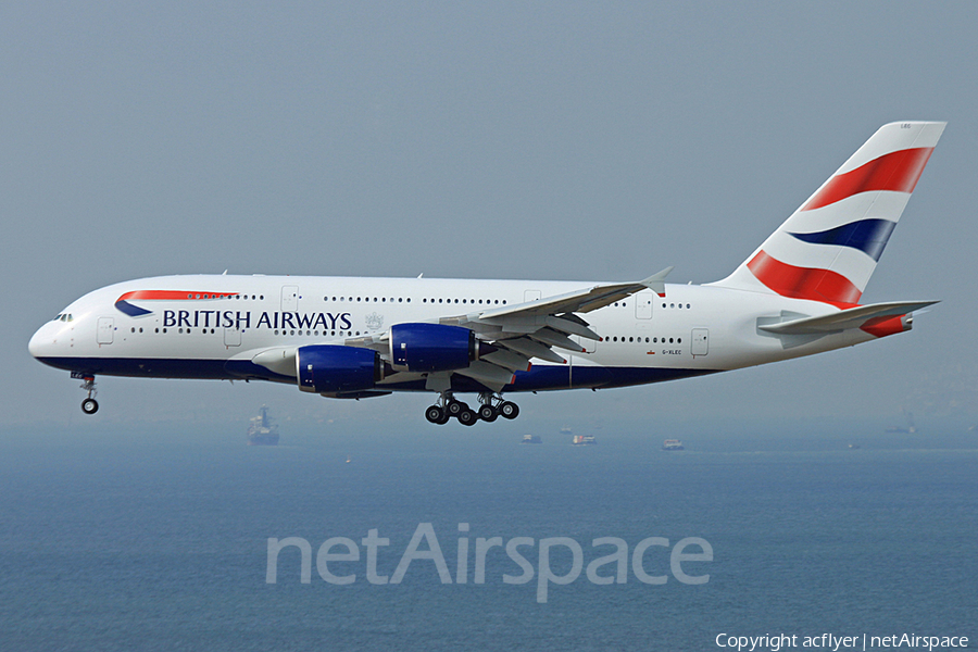 British Airways Airbus A380-841 (G-XLEC) | Photo 368992